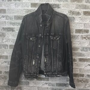 American Eagle Outfitters Charcoal Denim Jacket